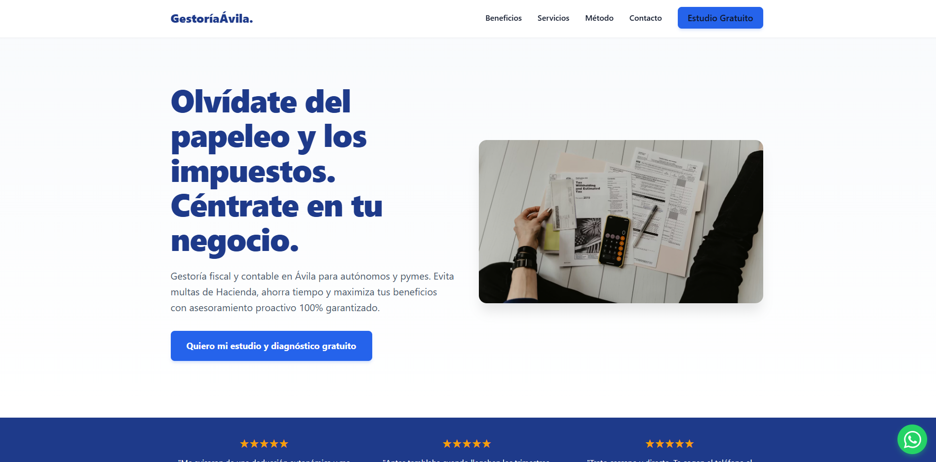 Diseño web para Gestorías y Despachos